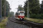 TW 509 an der Schleife in Schnau bei einer der Sonderfahrten zum Straenbahnfest bzw.