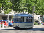 Partyoldtimer T 57 (802) der Straßenbahn Chemnitz vom VEB Waggonbau Gotha / LEW am 27.