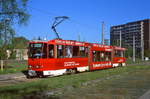 Cottbus 136, Schleife Thiemstraße, 10.05.2001,  