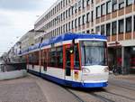 HEAG mobiTram ST14 Wagen 0777 am 07.10.17 in Darmstadt Luisenplatz