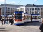 Wagen 9859 (Logrono) Typ ST13 als Linie 3 Richtung Lichtenbergschule an der Haltestelle Luisenplatz. Fotografiert am 04.03.2010