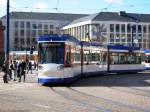 Wagen 0778 Typ ST14 als Linie 3 Richtung Lichtenbergschule an der Haltestelle Luisenplatz. Fotografiert am 04.03.2010