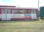 DVB-wagenzug auf Straenbahnmuseum Skjoldensholm, Jystrup, Dnemark am 11.