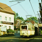 21.10.1984, Straßenbahn Dresden.