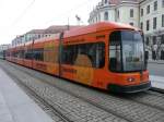 Dresden - Strassenbahn Nr.2710 mit Werbung unterwegs am 10.12.2008