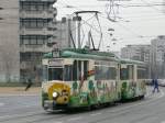 Dresden - Triebwagen LOTTCHEN mit Beiwagen unterwegs in Dresden am 10.12.2008