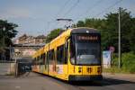 NGTD 12 DD 2827 in der Freiberger Straße kurz vor der Haltestelle Rosenstraße.