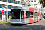 Die Linie 709 mir Wagennummer 2024 auf dem Weg Nach Neuss.