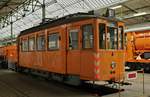 Zur Sammlung historischer Fahrzeuge von Rheinbahn und  Linie D , die am 08.09.2019 beim  Tag des offenen Denkmals  am 08.09.2019 im früheren Betriebshof  Am Steinberg  präsentiert wurden,