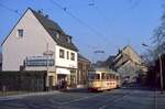 Düsseldorf 2107 + 1827, Unterrather Straße, 05.03.1987.