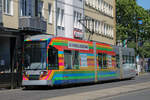 Rheinbahn 2142 auf 704 nach Universität Nord, Worringer Platz -> Düsseldorf Hbf, 14.6.2023
 