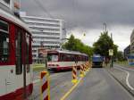 DWAG GT8S (Wagennummer 3064 (links) und 3039, Baujahr 1974/1975) der Rheinbahn AG Dsseldorf.