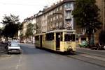 Auch der 1950 gebaute Verbandstriebwagen 379 wurde bei den Sonderfahrten zum 90.