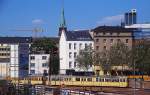 Während des Baus der Wehrhahn-Linie wurde die Streckenführung der Straßenbahnen im Bereich des Bilker Bahnhofes merhmals geändert.