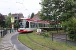 Düsseldorf Rheinbahn SL 713 (NF6 2137) Bilk, Schleife / Hst.