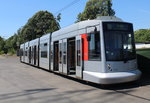 Düsseldorf Rheinbahn SL 706 (NF8 2206) Hamm, Auf den Kuhlen / Kuhstraße (Endstation D-Hamm, Einstiegstelle) am 20.