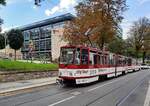 EVAG 522 + 512 am 28.08.2021 auf Stadtrundfahrt in der Andreasstraße.