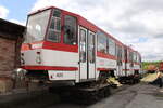 EVAG 405 am 28.05.2022 beim Eisenbahnfest des Thüringer Eisenbahnvereins im ehem. Bw Weimar. Der in Erfurt ausrangierte KT4D hat in Weimar als Museumsstück ein neues Zuhause gefunden.