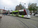 Tw 716 vor dem Erfurter Dom am 25.April 2023.