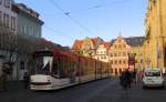 EVAG 652 als Linie 6 (Rieth - Steigerstrae) auf dem Fischmarkt in Erfurt; 30.11.2011