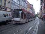 Straenbahn 652 der Erfurter Verkehrsbetriebe AG (EVAG) in Erfurt am 31.07.2012     