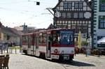 Bereit zur Stadtrundfahrt steht der KT4D 530, am 21.04.2016, bereit.