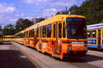 Essen 1164 am Tag der offenen Tür im Betriebshof Goldschmidtstraße, 27.05.1990.