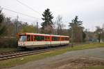 VGF Düwag Pt Wagen 138 bei einer Sonderfahrt in Frankfurt am Main Lousia am 04.03.18