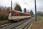 VGF Düwag Pt Wagen 138 bei einer Sonderfahrt in Frankfurt am Main Lousia am 04.03.18