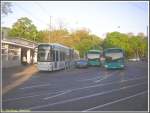 Die Linie 12 wurde am Wochenende 21./22.04.2007 aufgrund von Gleisbauarbeiten zum Oberforsthaus umgeleitet.