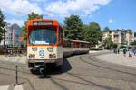 VGF Düwag Pt Wagen 148 am 07.07.18 in Frankfurt am Main Zoo