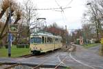 VGF Düwag O Wagen 111 am 16.03.19 bei einer Sonderfahrt in Frankfurt am Main Lousia