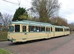 VGF Düwag O Wagen 111 am 16.03.19 bei einer Sonderfahrt in Frankfurt Eckenheim 