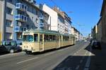 VGF Düwag O-Wagen 111 als Osterhasenexpress am 20.04.19 in Frankfurt am Main Oberrad