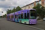 VGF Bombardier Flexity Classic S-Wagen 259 am 03.08.19 in Frankfurt am Main Nied 