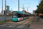 VGF Bombardier Flexity Classic S-Wagen 205 am 12.10.19 in Frankfurt am Main 