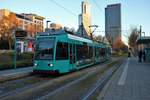 VGF Düwag R-Wagen 001 am 30.11.19 in Frankfurt am Main 