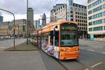 VGF Bombardier Flexity Classic S-Wagen 268 am 11.01.20 in Frankfurt am Main 