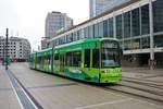 VGF Bombardier Flexity Classic S-Wagen 253 am 30.01.21 in Frankfurt am Main Willy Brandt Platz