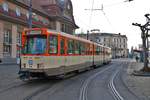 VGF Düwag Pt Wagen 148 am 22.02.21 in Frankfurt Südbahnhof