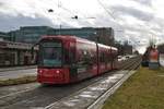 VGF Bombardier Flexity Classic S-Wagen 229 am 13.03.21 in Frankfurt am Main 