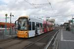 VGF Bombardier Flexity Classic S-Wagen 273 am 13.03.21 in Frankfurt am Main