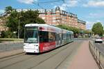 VGF Bombardier Flexity Classic S Wagen 251 am 19.06.21 in Frankfurt am Main