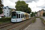 VGF Bombardier Flexity Classic S Wagen 267 am 16.08.21 als Linie 12 zum Zoo