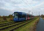 VGF Bombardier Flexity Classic S-Wagen 235 am 05.11.21 in Frankfurt am Main Preungesheim