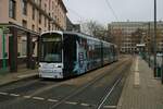 VGF Bombardier Flexity Classic S-Wagen 206 am 21.11.21 in Frankfurt am Main 