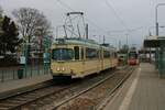 VGF Düwag O Wagen 111 am 21.11.21 bei Bewegungsfahrten in Frankfurt am Main Riederhöfe