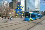 VGF Bombardier Flexity Classic S-Wagen 203 am 12.03.22 in Frankfurt