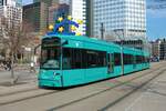 VGF Bombardier Flexity Classic S-Wagen 241 Nieder Erlenbach am 12.03.22 in Frankfurt