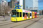 VGF Bombardier Flexity Classic S-Wagen 269 am 12.03.22 in Frankfurt